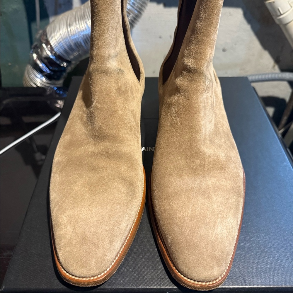 YSL Suede Men's Chelsea Boots
